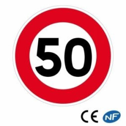 Panneau de signalisation Limitation de vitesse (B14)