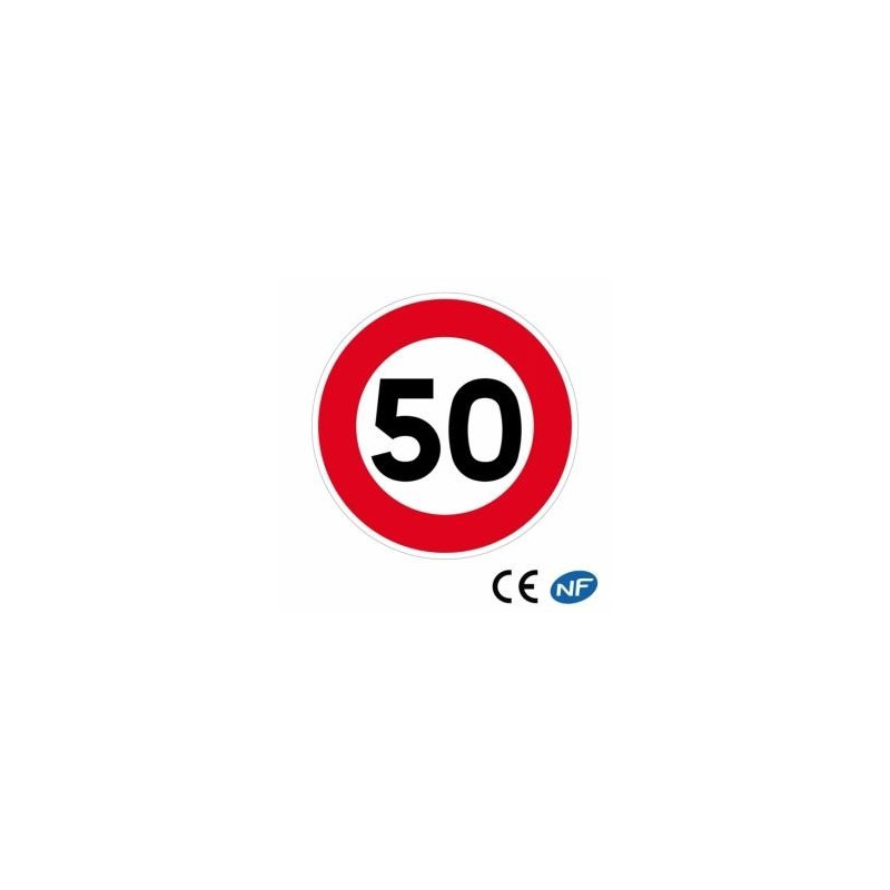 Panneau de signalisation Limitation de vitesse (B14)