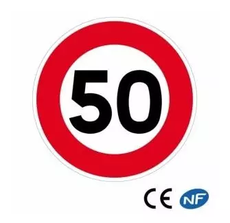 Panneau de signalisation Limitation de vitesse (B14)