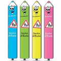 Panneau totem sécurité routière enfants