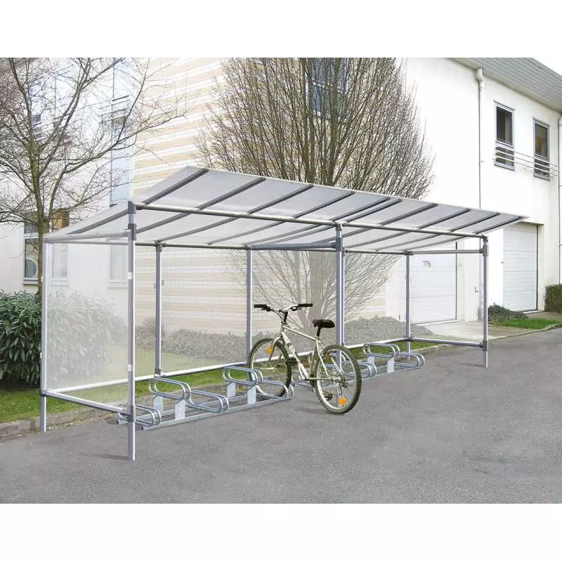 Abri cycles ECO initial + extension avec bardage