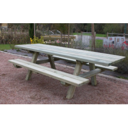 Table pique-nique en bois pour pmr