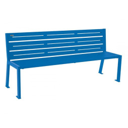 Banc public en acier Silaos