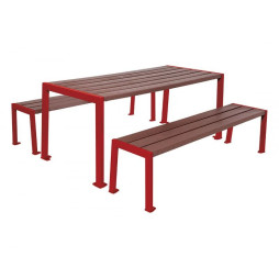 Mobilier urbain, Matériel de collectivités, Bancs de jardin, Extérieur Lot tables  plastique pliante 1.83 x 0.76 cm chez France Collectivités