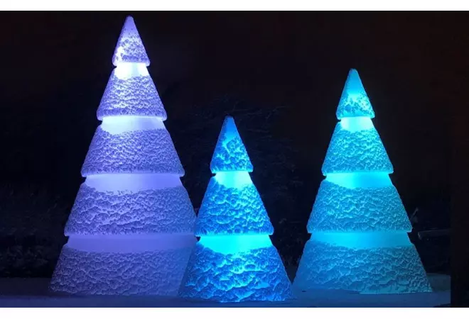 Sapin de Noël Lumineux en polyéthylène - 250 cm