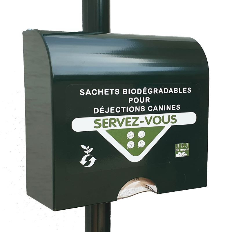 Distributeurs de sacs biod gradables pour d jections canines 100