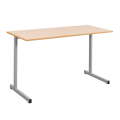Table scolaire biplace 130x50 cm