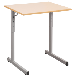 Table scolaire réglable en hauteur 70x50 cm