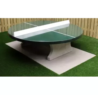 Table ping-pong ronde en béton