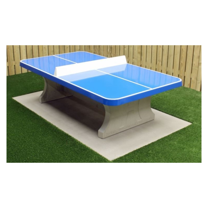 Table de ping pong en béton