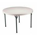 Table ronde plastique pliante