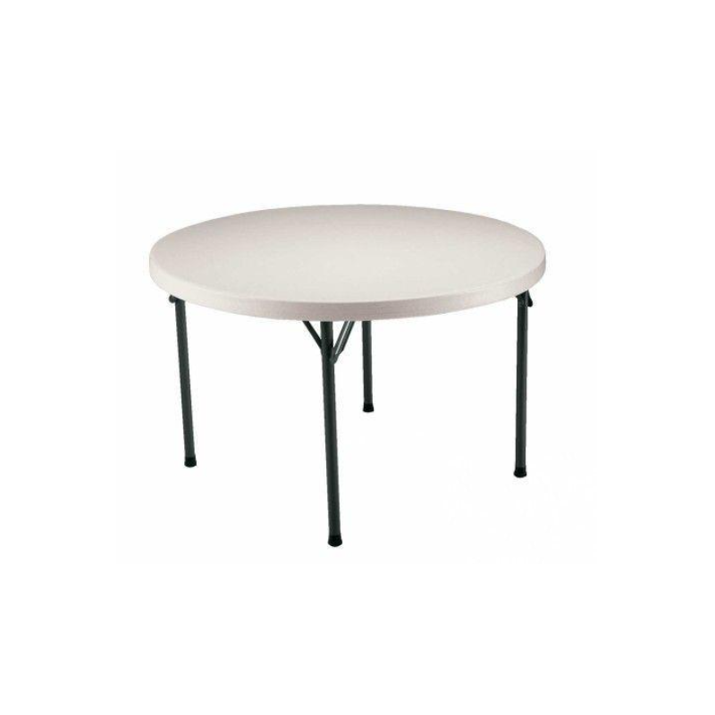 Table ronde plastique pliante