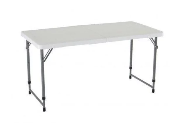 Table polypro réglable en hauteur