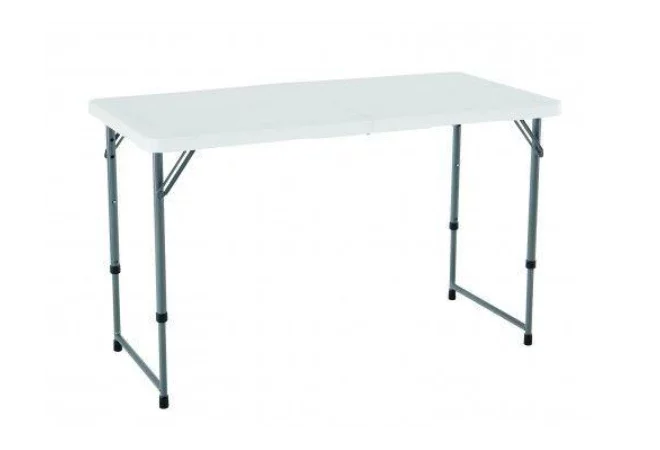 Table polypro réglable en hauteur