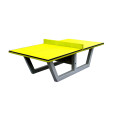 Table Ping Pong en béton armé coloris jaune
