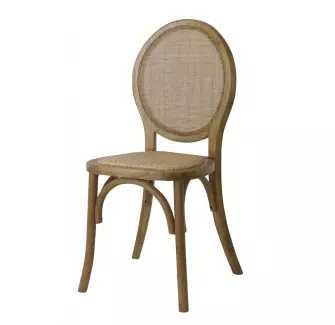 Chaise confortable en bois pour restaurant