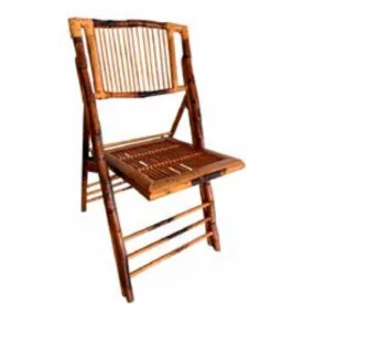 Chaise pliante en bambou