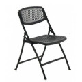 Chaise pliante polypro noire