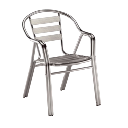 Fauteuil Empilable Aluminium