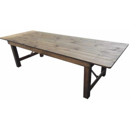Table rectangle pliante en bois