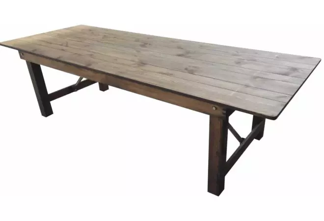 Table rectangle pliante en bois