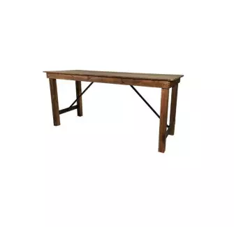 Table haute pliante en bois