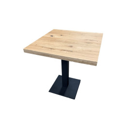 Table en bois massif pour bistrot