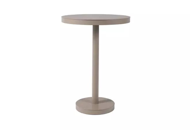 Table haute Ø60 en aluminium