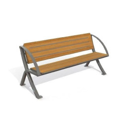 Banc de ville en compact Occitanie