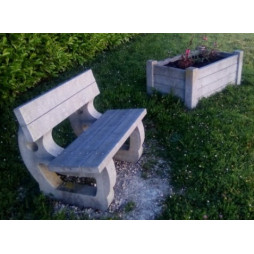 Petit banc en recyclé 90 cm