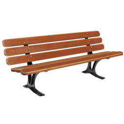 Banc urbain pour collectivités en bois - Net collectivités