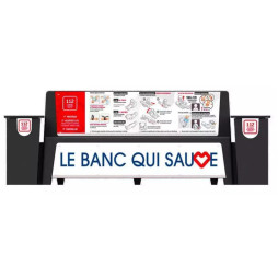 Banc en plastique Qui sauve