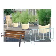 Mobilier urbain, Matériel de collectivités, Bancs de jardin, Extérieur Miroir  de sécurité pour entrepôt et logistique 180° Plexi+ - Miroir industrie -  Voirie/signalisation