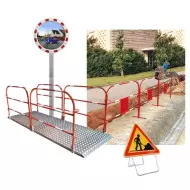 Mobilier urbain, Matériel de collectivités, Bancs de jardin, Extérieur  Miroir de circulation routière 90° Plexi+ - Miroir routier -  Voirie/signalisation