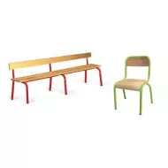 Bancs et chaises pour maternelle