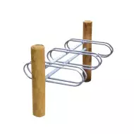 Supports vélos en bois