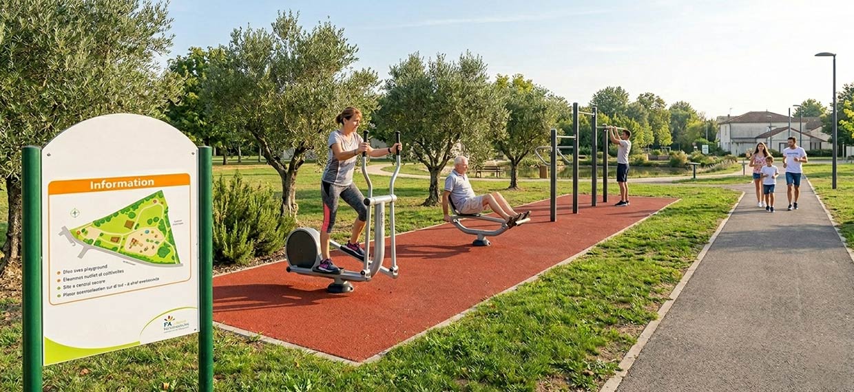 aire de fitness plein air