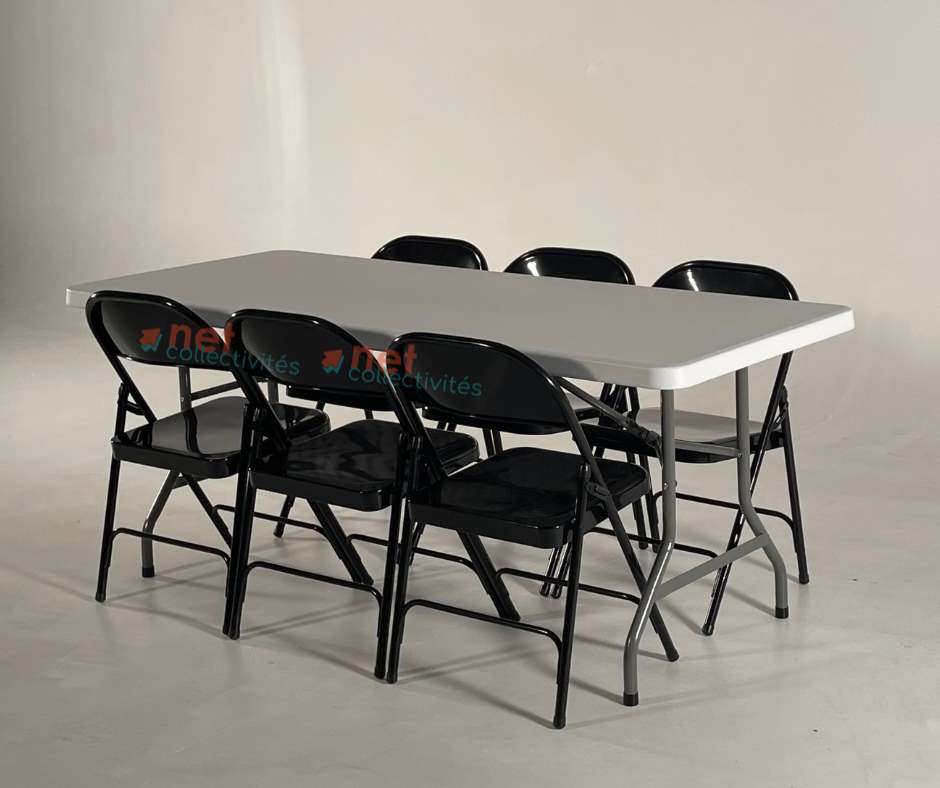 Table-pliante-polypro-blanche-et-chaise-