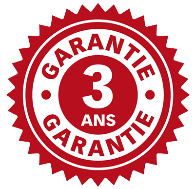 plaque garantie 3 ans